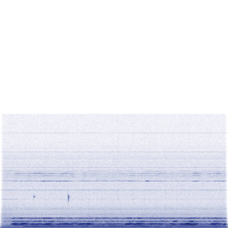 Spectrogram of the "fixed" recording