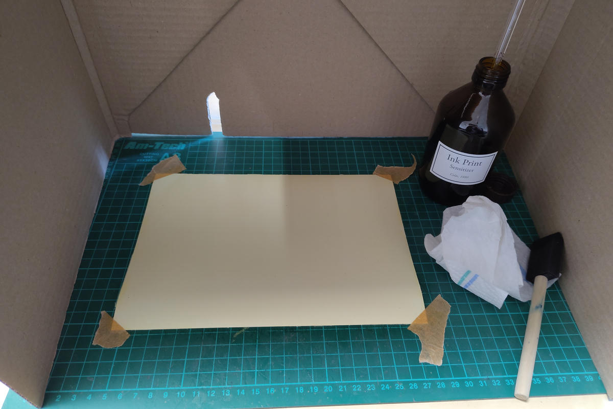 Freshly coated paper