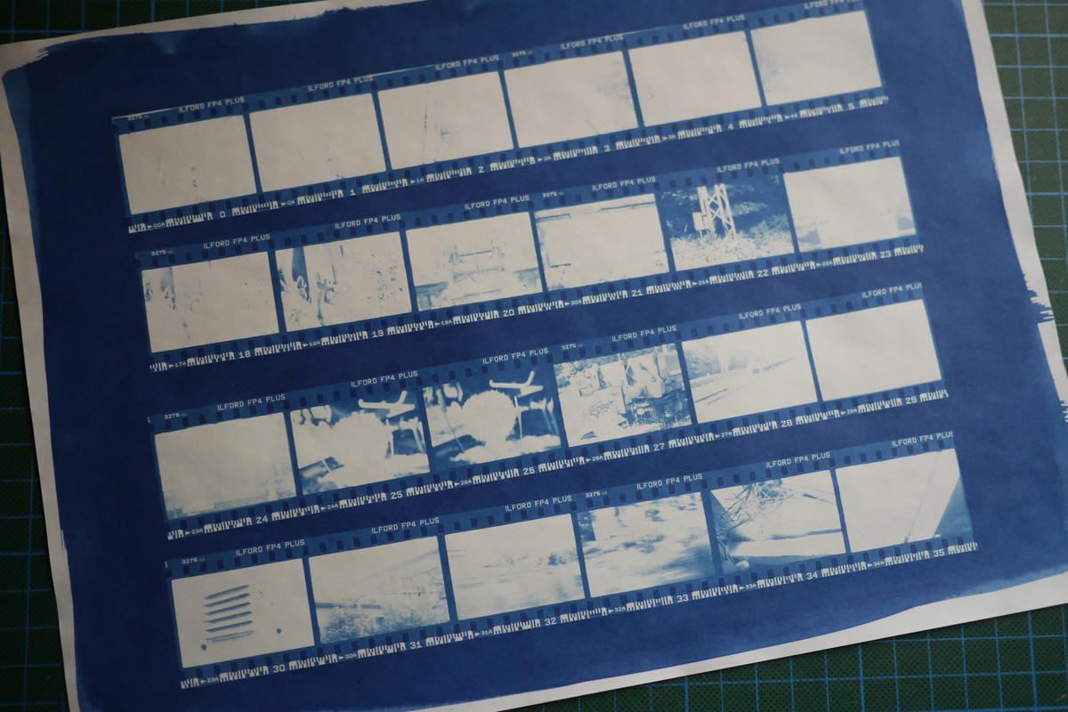 Contact sheet made from 35mm film Contact sheet made from 35mm film